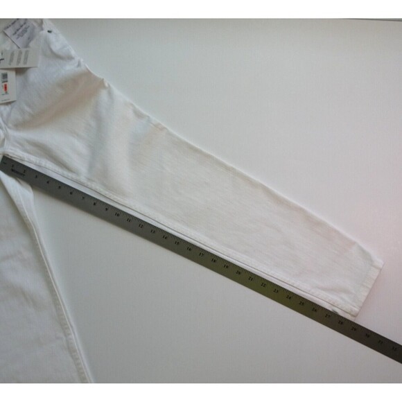 CALVIN KLEIN Women's Jeans High Rise Skinny Denim White Stretch Fitted NWT 26 - Picture 12 of 14